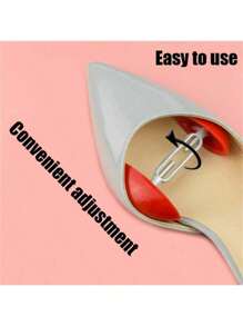 1pair Mini Shoe Stretcher Adjustable Width Extender Toe Rack - Portable Shoe Anti-Wrinkle Plastic Shoe Stretcher, Anti-Deformation Shoe Rack Easy To Use Includes White Hand Support