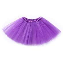 1 pezzo Gonna in tulle a 3 strati con fodera per adulti, costume da ballo natalizio retrò anni '80, gonna tutu gonfia per ragazze per primavera, estate, autunno e inverno