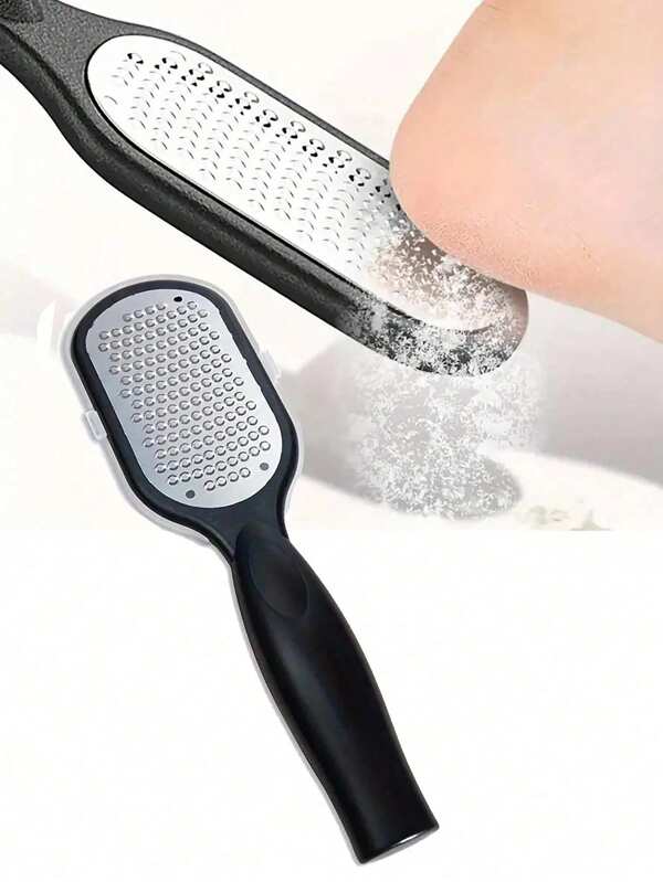 Foot File Heel Callus Remover, Professional Foot Care Pedicure Stainless Steel File Suitable For Wet And Dry Feet.Foot Scrubber To Remove Dead Skin, Calluses And Scrape The Soles Of Feet, Foot Scrubber To Remove Dead Skin.