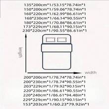 1 件清爽印花羽绒被套，适用于卧室、宿舍、旅行、所有季节，可机洗，不含棉被/填充物，带角带 - 彩色 - 查看 12