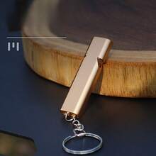 1PC Aluminum Alloy Dual Frequency Whistle Dual Tube Outdoor Survival Rescue Whistle Gear