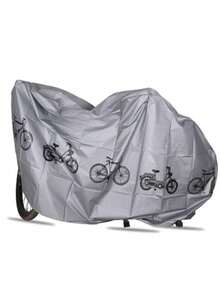 1pc Rain And UV Protection Bike Cover, Water-Resistant Polyester Fabric, Universal Fit For MTB And Road Bikes, 200 X 100 Cm(Random Pattern)