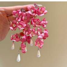 Boucles d'oreilles pendantes minimalistes à pampilles colorées en forme d'étoile, à la mode et polyvalentes pour femmes