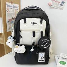 This Is A Must-Have Cute And Lightweight Backpack For Students During The Back-To-School Season. The Original Campus-Style Backpack Can Also Be Used As A Computer Bag, Shoulder Bag, Travel Bag, Sports Bag, University Bag, School And University Business