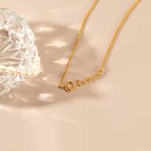 Collar con nombre delicado y elegante, collar con nombre personalizado en oro, collar con nombre pequeño, joyería personalizada con nombre, regalo de Navidad, collar para mamá