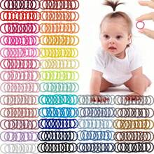 100 Stücke bunte Kinder-Haarschmuckteile, Baby-Haargummis
