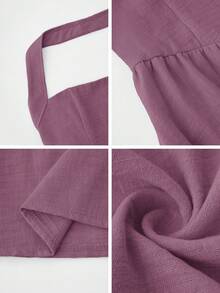 Unadoll 女士春季露背吊带拉链连衣裙，休闲优雅，适合海滩、度假、约会、音乐节、情人节、生日等场合。