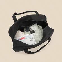 Large Capacity Diaper Bag With Thickened Shoulder Strap, White, Suitable For Carrying And Fashion