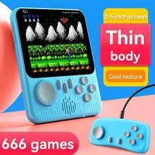 Máy chơi game cầm tay YiYi Macaron Mini 666-trong-1, màn hình lớn 3.5 inch, pin sạc 600mAh, cắm là chơi, máy chơi game retro di động (1 người chơi/2 người chơi) - Nhiều màu - Xem 3
