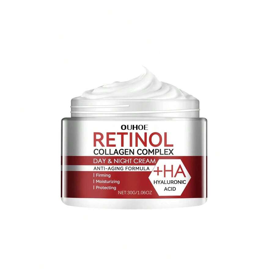 OUHOE Retinol Collagen Complex Day Night Cream 30g - Fade Fine Lines,Moisturizing,Nourishing And Firming Facial Skin - trắng - Xem 1