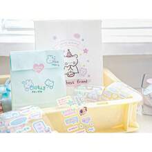 1 rotolo di adesivi decorativi per scrapbooking con graffiti carini, nastri adesivi decorativi per confezioni regalo, ufficio, casa, etichettatura, classe, intrattenimento, planner scolastico fai-da-te, materiali decorativi multifunzionali, forniture scolastiche, back to school
