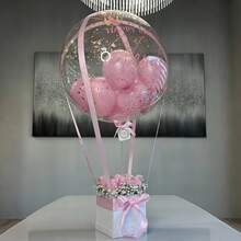15pcs/10pcs/5pcs/4pcs/3pcs/2pcs/1pc Extra Large Clear Balloons For Filling & Stretching Oversized Bubble Balloons, Giant Packaging Gift Clear Balloons, Suitable For Valentine's Day, Mother's Day, Birthday, Christmas, Christmas Gifts, Gender Reveal, Party Decorations (Fillings Not Included) - Transparent - View 7