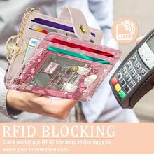 Black Cat Floral Rfid Women Wallet, Small Slim Thin Credit Card Wallet, PU Leather Bifold Cash Zipper Coin Pocket ID Window For Female Ladies Teen Girls Girly - 可愛動漫貓 - 查看 3