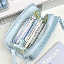 Bolsa para lápis multicamadas de grande capacidade Three Puppies, estojo para lápis multifuncional e altamente atraente para estudantes