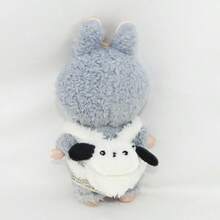 （仅背包）新款可爱17厘米 Sit-Sit Party Labobo毛绒玩具背包，多功能可替换，适用于第一代、第二代、第三代