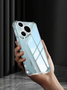 3pcs Transparent Four-Corner Anti-Fall Case Compatible With Huawei/Honor Series, Huawei/Honor Transparent Four-Corner Anti-Fall Phone Case, Phone Case, Phone Protective Cover, Phone Shell, Phone Sleeve, Anti-Fall Phone Case, Transparent Phone Case, Minimalist Phone Case, Solid Color Phone Case, Transparent Phone Case, TPU Anti-Fall Phone Case (Military-Grade Anti-Fall)