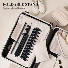 Rack de tressage de cheveux, support réglable en hauteur avec 144 chevilles pour extensions capillaires. Avec outils de tressage, séparateur de cheveux. (Cadeau pour elle / Cadeau pour lui / Cadeau romantique / Cadeau d'amour / Cadeau de couple / Cadeau de la Saint-Valentin / Présent de la Saint-Valentin) - Noir - Voir 6
