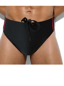 Bañador de triángulo para hombre de estilo talla grande reciente para deportes al aire libre, vacaciones casuales en la playa, hawaiano