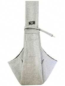 1pc Pet Carrier Backpack, Suitable For Cats, Dogs And Puppies - Outdoor Travel Dog Shoulder Bag, Single Person Comfortable Messenger/Tote Bag