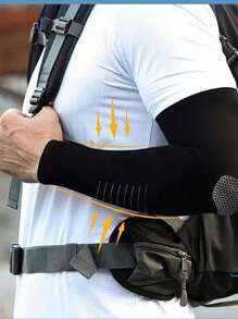 Manicotti per braccia rinfrescanti, unisex, dalla vestibilità morbida e ampia, protezione UV, coperture per gomiti sportive e ciclismo, traspiranti ed elastici, adatti per l'estate
