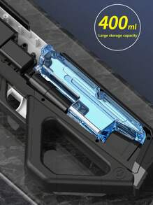 Pistola de agua automática de ciencia ficción con succión de agua de un solo botón, pistola de agua de largo alcance ultra, juguete de pistola de agua para diversión de verano, juguete de pistola de batalla de agua de alta capacidad, gran regalo para Navidad, Halloween, Acción de Gracias, cumpleaños (Cada producto se prueba para verificar su funcionamiento antes del envío, cualquier marca de agua residual dentro del producto es del proceso de prueba y es normal, sin afectar el uso)