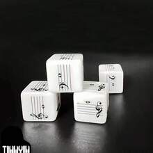 2 件套音乐谱号和音符骰子，有趣的符号学习工具，有助于学习音乐理论 - 五線譜骰子2個裝 - 查看 10