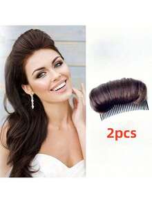1pc Invisible Fluffy Volume Lift Hair Clip ,Hair Styling Kit Hair Accessories - Multicolor - View 10