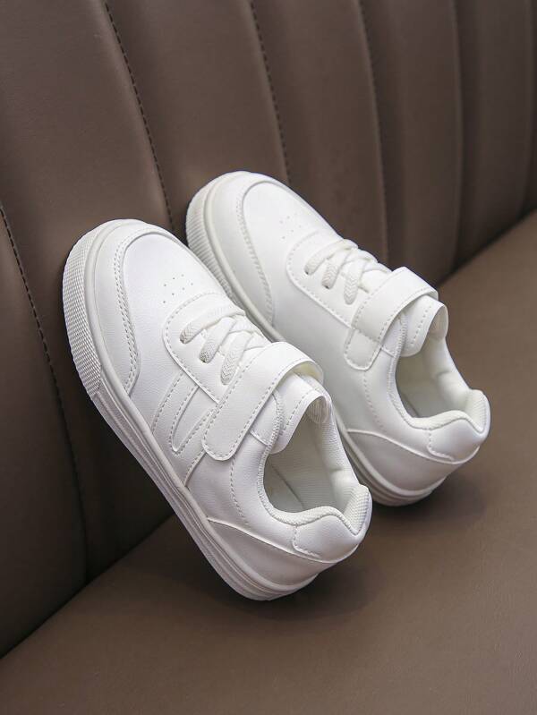 1 Pair Kids Fashion Sneakers, Boys & Girls Indoor/Outdoor Casual Flat Shoes, Toddler Anti-Slip Durable Running Shoes