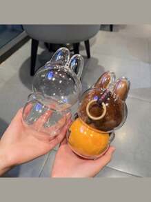 For LABUBU Cola Rack Protective Cover, Transparent Acrylic Display Box, Series Surprise Milk Shake Cola Rack Silicone Strap Hard Shell Accessory,360 ° Display Cabinet , Compatible With Labubu - Multicolor - View 7