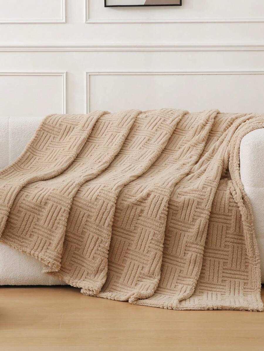 1 cobertor bege, estilo vintage, macio, lã sherpa, quente, confortável e aconchegante, adequado para quarto, sofá, vários tamanhos e cores disponíveis