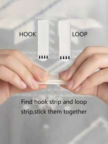 12/24pcs, No Drilling Required Hanging Picture Strip - Double-Sided Removable Wall Hooks, Suitable For Picture Frames And Artworks, Waterproof Paste Installation Label