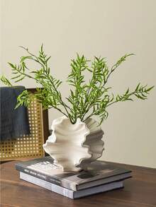 1 件珊瑚花瓶家居装饰 - 现代陶瓷花瓶 - 波西米亚风花瓶家居装饰雕塑作品适用于咖啡桌书架客厅