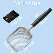 Cat Litter Scoop,Mesh Shovel,Stainless Steel Metal Scoop,Poop Sifting,Mesh Shovel,Suitable For Cat Litter Box(Black) - Nhiều màu - Xem 2