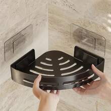 1/2 PCS Modern Corner Storage Rack Without Drilling - Durable ABS Material Bathroom Storage Rack, Toilet Storage Rack, Bathroom Corner Rack, Wall-Mounted Toilet And Washbasin Wall Storage Rack Without Drilling, Halloween And Christmas Gifts