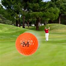 Personnalisé 3/6 pièces, Balle de golf moderne texte personnalisé en couleur, Cadeau de fête des pères, Noël, Six couleurs au choix, Distance et précision améliorées, Parfait pour les golfeurs, Accessoires de golf/Golf haute performance/Idéal pour anniversaires, Nouvel An, Saint-Valentin