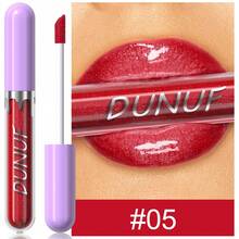 DUNUF 1 Pcs Long-Lasting Lip Gloss Set Waterproof Lipstick Non-Fading Non-Stick Cup Beginner Friendly Perfect Christmas Gift Beautifully Wrapped - 彩色 - 查看 27