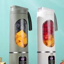 1pc Portable USB Rechargeable Blender & Juicer - 1500mAh Long-Lasting Battery, Easy To Clean, Suitable For Fruit, Vegetable Drinks, Smoothies - Capacity 10.14oz To 16.91oz