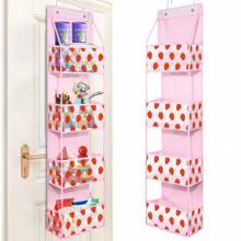 1pc 4/6 Layer Over The Door Hanging Organizer Cosmetics Wall Hanging Storage Organizerfor Nursery Bathroom Closet Bedroom Dorm