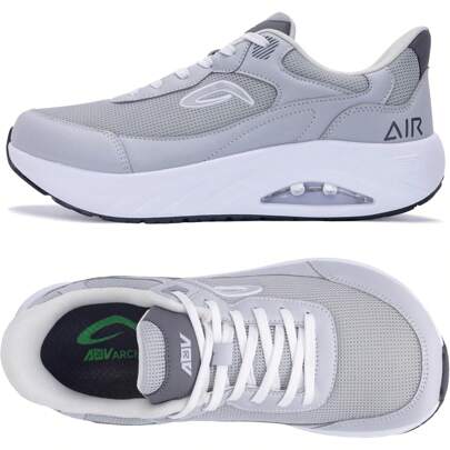 IIV Wide Toe Box Shoes For Men | Arch Support Walking Tennis Sneakers | Orthotic Shoes For Bunions, Plantar Fasciitis, Standing All Day