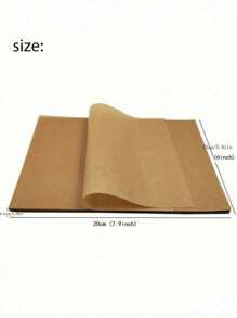 50 /100Pcs Parchment Paper Baking Sheets,Precut Non-Stick Parchment Sheets For Baking, Cooking, Grilling, Air Fryer And Steaming Fit For Most Sheet Pans