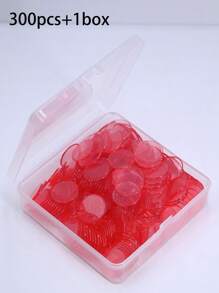 300pcs Clear Bingo Markers, Bingo Chips Game Tokens, 19mm/0.75 Inch Diameter, PVC, Bulk, Raffle Tickets, Bingo Dogs, Lottery Tickets, Bingo ChiMonopoly,Bingo And Friends,Game Chips