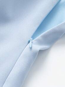 Áo ba lỗ trang trí nơ, thời trang cho mùa hè - Màu xanh lam - Xem 6