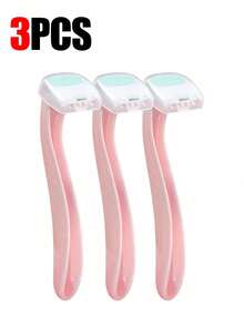 10 件女性比基尼修剪器，温和美容师，防水干湿两用剃须刀，比基尼、腿部、腋下、面部和身体毛发去除器，钢制剃须刀，剃须和修剪私密部位的理想选择 - 粉色 - 查看 13