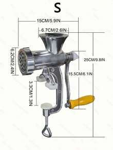 1 件全新家用香肠灌装机、绞肉机、手动肉类/大蒜/辣椒研磨机和灌装机