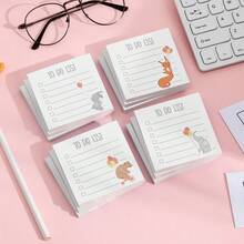 Cute Animal 1/4 Packs 3x3 Inch Sticky Notes Set, Animal Adorable Cartoon Memo Pads With High-Adhesive, Post Reusable Tearable It Notes For Journal Planners Office School Home, Bulk Cute Stationery Gift School Supplies, Back To School - Multicolor - View 10