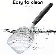 Cat Litter Scoop,Mesh Shovel,Stainless Steel Metal Scoop,Poop Sifting,Mesh Shovel,Suitable For Cat Litter Box(Black) - Nhiều màu - Xem 7
