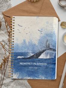 BUBU 2026-2027 学年周计划和月计划，2026 年 1 月 - 2027 年 12 月，6.5 英寸 X 8.2 英寸，软封面，线圈装订，学校和办公用品返校用品 - 彩色 - 查看 4