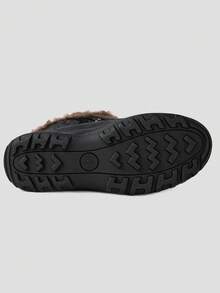 GLOBALWIN Women's Snow Boots Mid Calf Warm Winter Fashion Boots Comfortable Lace-UpWaterproof Boots Insulated Non-Slip Outdoor Shoes For Women - 1817-5黑色 - 查看 7