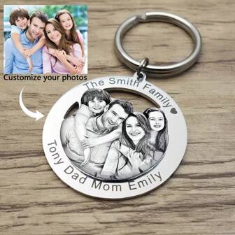Personalized Photo Keychain Souvenir Gift Personalized Keychain Christmas Gift Gift For Mom Anniversary Gift Gift For Him Gift For Her Graduation Gift Customized Decorative Gifts, Customized Christmas Gifts, Customized Christmas Items,Boyfriend,Girlfriend,Family,Friends