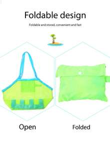 حقيبة محمولة سريعة التجفيف قطعة واحدة ، حقيبة شاطئ خفيفة الوزن من الشبك ، سلة أدوات استحمام شبكية قابلة للتعليق ، مناسبة للسفر والسباحة والرياضة والنادي الصحي والتخييم والتسوق وسكن الكلية